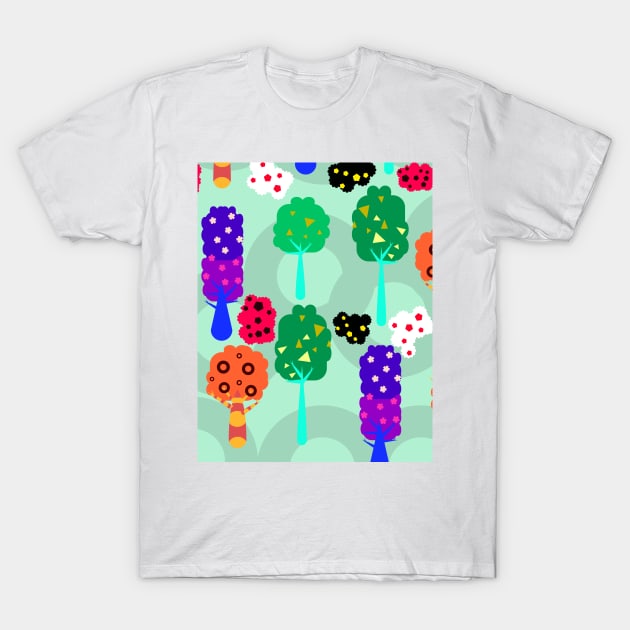 Bizzaro Forest T-Shirt by CybertronixWolf